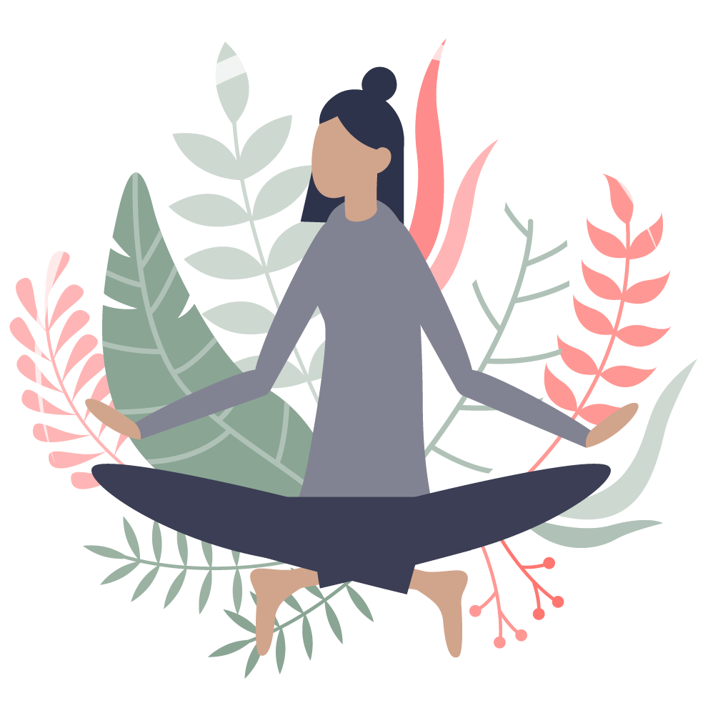 bulle personne zen holistique représentation